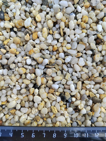 фото Галька крымская жемчужная фр. 3-5 мм. купить в Оренбурге  в интернет-портале КАМЕНЬ КЛУБ