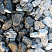 Kamenclub.ru: Щебень галтованный черный (мрамор) фр. 50-100 мм.  купить в Оренбурге мрамор черный с белыми прожилками щебень ландшафтный мраморный 15000 руб/т   фото КАМЕНЬ КЛУБ