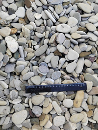 Галька черноморская фр. 20-40 мм.  купить в Оренбурге фото Камень Клуб
