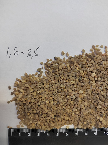 Кварцевый песок для водоподготовки фр. 1,6-3 мм.  купить в Оренбурге фото Камень Клуб