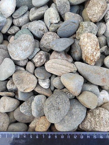 Kamenclub.ru: Галька речная окат (серая) фр.40-60 мм купить  в Оренбурге галька речная серый бежевый рыжий коричневый округлый речной камень 5000 руб/т   фото КАМЕНЬ КЛУБ