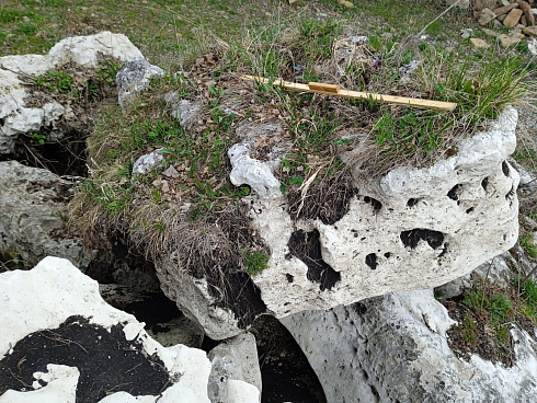 Kamenclub.ru: Выветренный известняк со мхом фр. 100-500 мм.  купить в Оренбурге известняк серый белый зеленый валун известняковый крупный 10000 руб/т   фото КАМЕНЬ КЛУБ