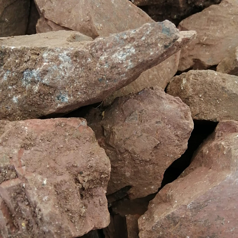 фото Яшма красная  (фр. 70-100 мм)  купить в Оренбурге в интернет-портале КАМЕНЬ КЛУБ