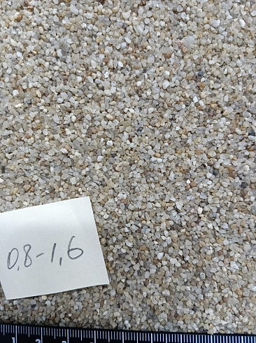 Кварцевый песок для пескоструйных работ фр. 0,8-1,6 мм.  купить в Оренбурге фото Камень Клуб