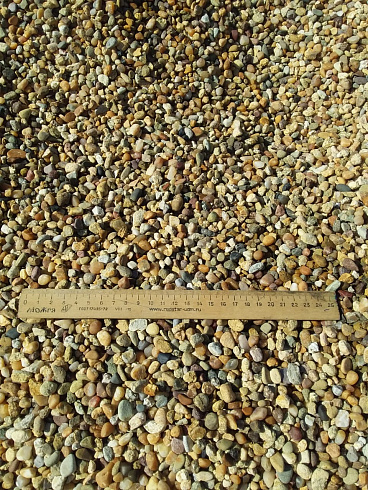 Kamenclub.ru: Галька окат (серо-желтая) фр.5-10 мм. купить  в Оренбурге галька речная рыжий, желтый, рыжий, серо-желтый речная окатанная галька декоративная 5000 руб/т   фото КАМЕНЬ КЛУБ