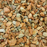 Kamenclub.ru: Щебень крошка желтый (ЗЛАТОЛИТ) фр. 40-70 мм.  купить в Оренбурге златолит мрамор бежевый, золотистый, желтый декоративный щебень  12000 руб/т   фото КАМЕНЬ КЛУБ