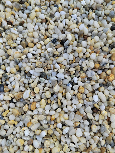 фото Галька крымская жемчужная фр. 3-5 мм. купить в Оренбурге  в интернет-портале КАМЕНЬ КЛУБ