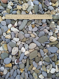 Галька крымская прибрежная фр. 20-40 мм.  купить в Оренбурге фото Камень Клуб