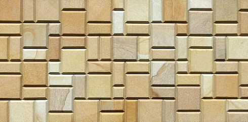 Kamenclub.ru: Песчаник (Римская кладка) art PSG-L-02  купить в Оренбурге    3750 руб/кв.м   фото КАМЕНЬ КЛУБ