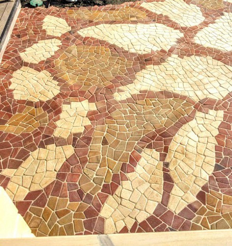 Kamenclub.ru: Песчаник брусчатка (Готика) art PSK-L-01  купить в Оренбурге    2600 руб/кв.м    фото КАМЕНЬ КЛУБ