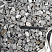 Kamenclub.ru: Щебень галтованный черный (мрамор) фр.40-70 мм.  купить в Оренбурге мрамор черный с белыми прожилками, черный, белый щебень галтованный округлый 13500 руб/т   фото КАМЕНЬ КЛУБ