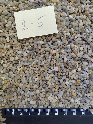 Кварцевый песок для площадок фр. 2-5 мм.  купить в Оренбурге фото Камень Клуб